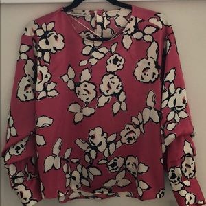 Zara floral print top